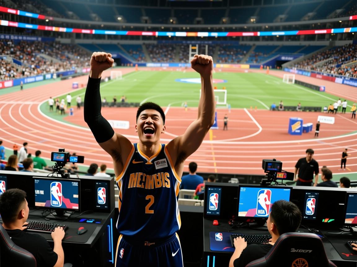 田径赛场瞬间感人至深，胜利欢呼  第1张